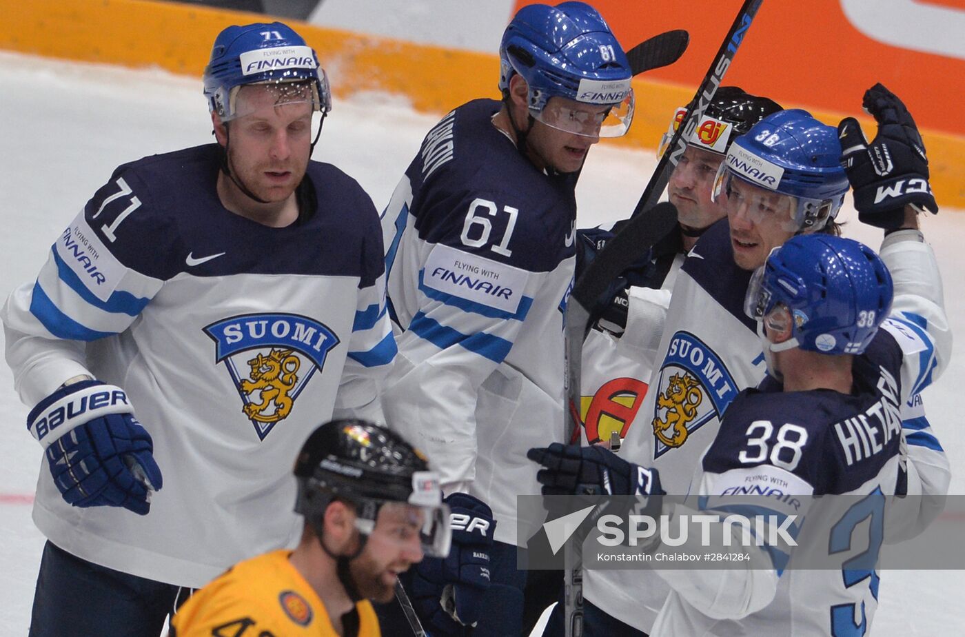 2016 IIHF World Ice Hockey Championship. Finland vs. Germany