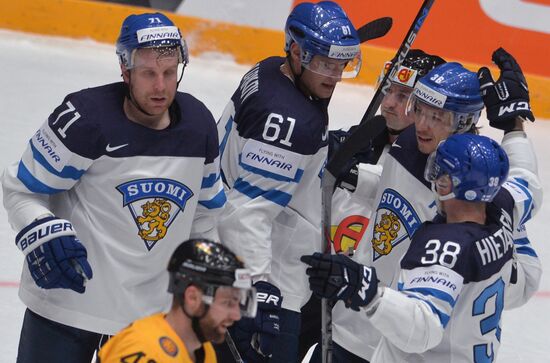 2016 IIHF World Ice Hockey Championship. Finland vs. Germany