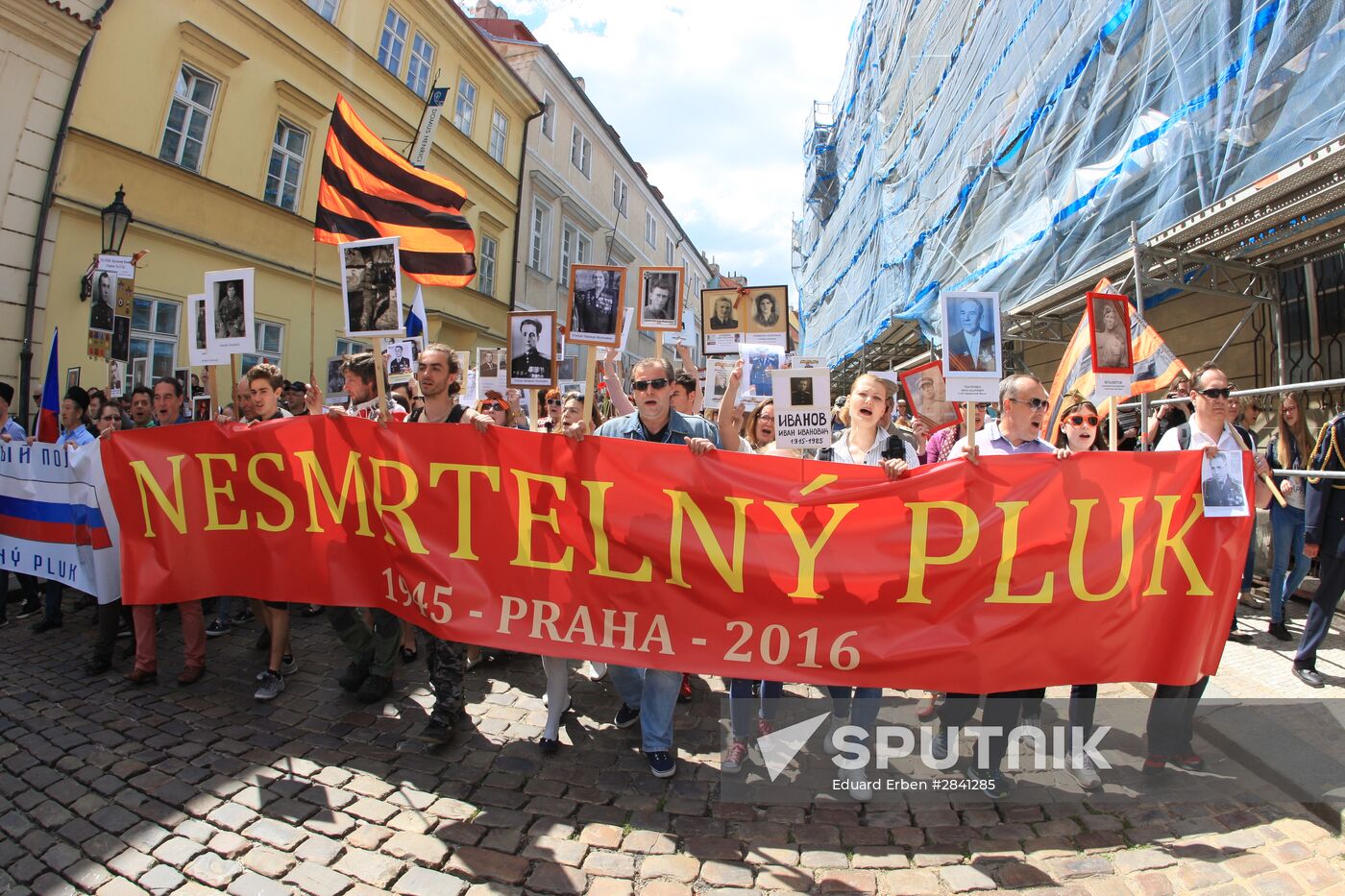 Immortal Regiment march in Europe