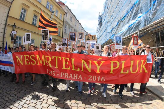 Immortal Regiment march in Europe
