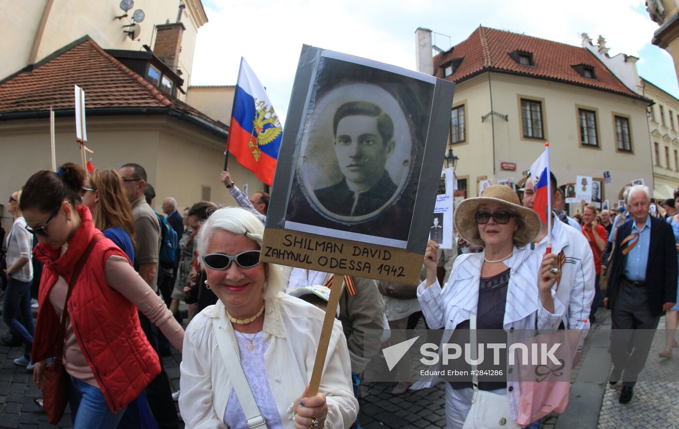 Immortal Regiment march in Europe