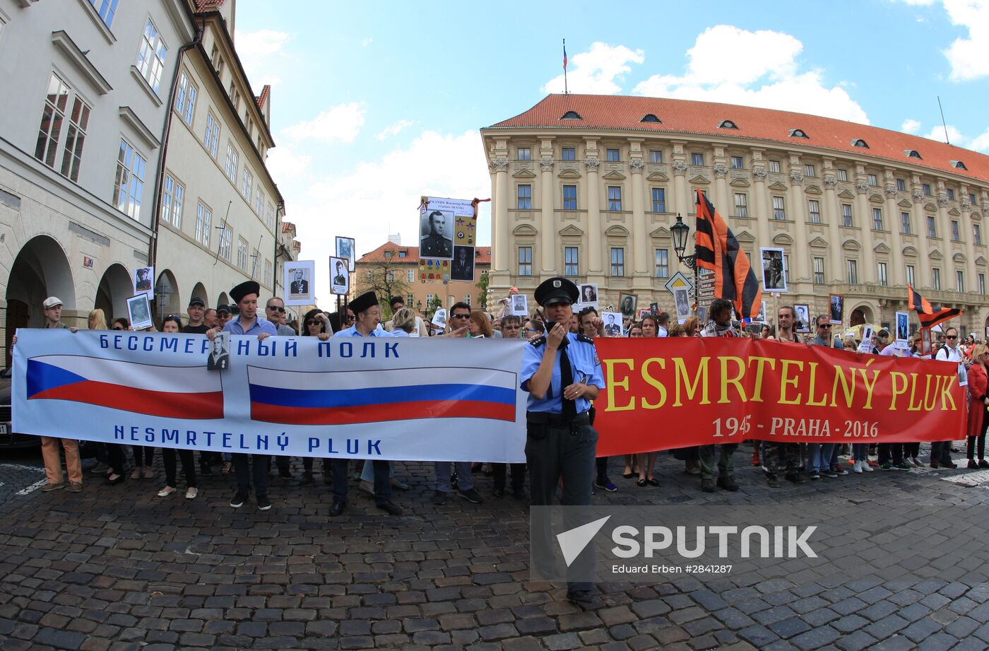 Immortal Regiment march in Europe