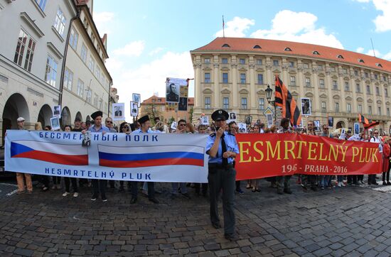 Immortal Regiment march in Europe