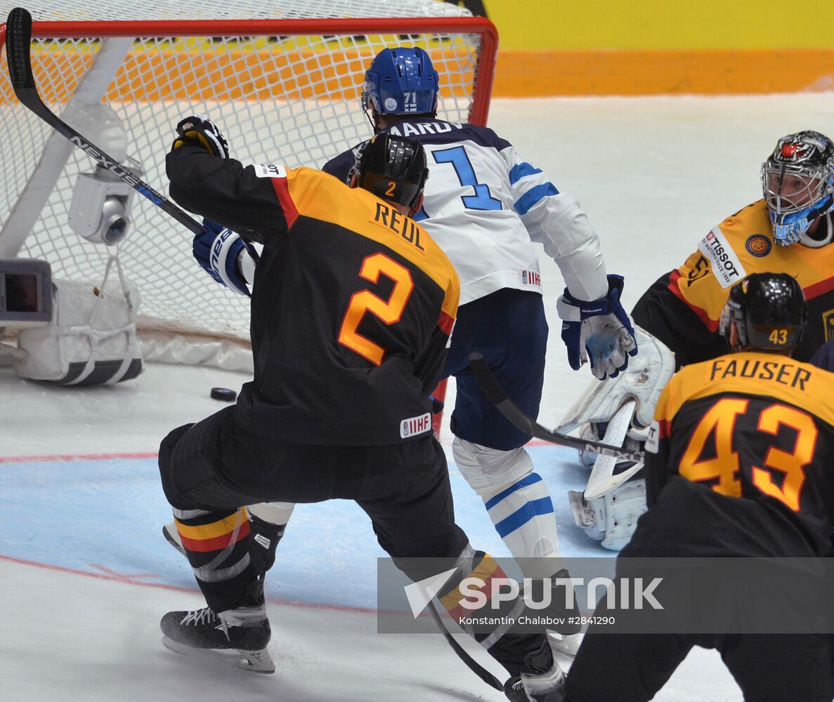 2016 IIHF World Ice Hockey Championship. Finland vs. Germany