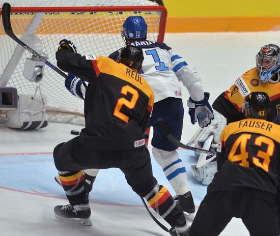 2016 IIHF World Ice Hockey Championship. Finland vs. Germany