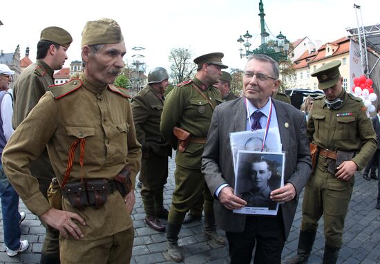 Immortal Regiment march in Europe