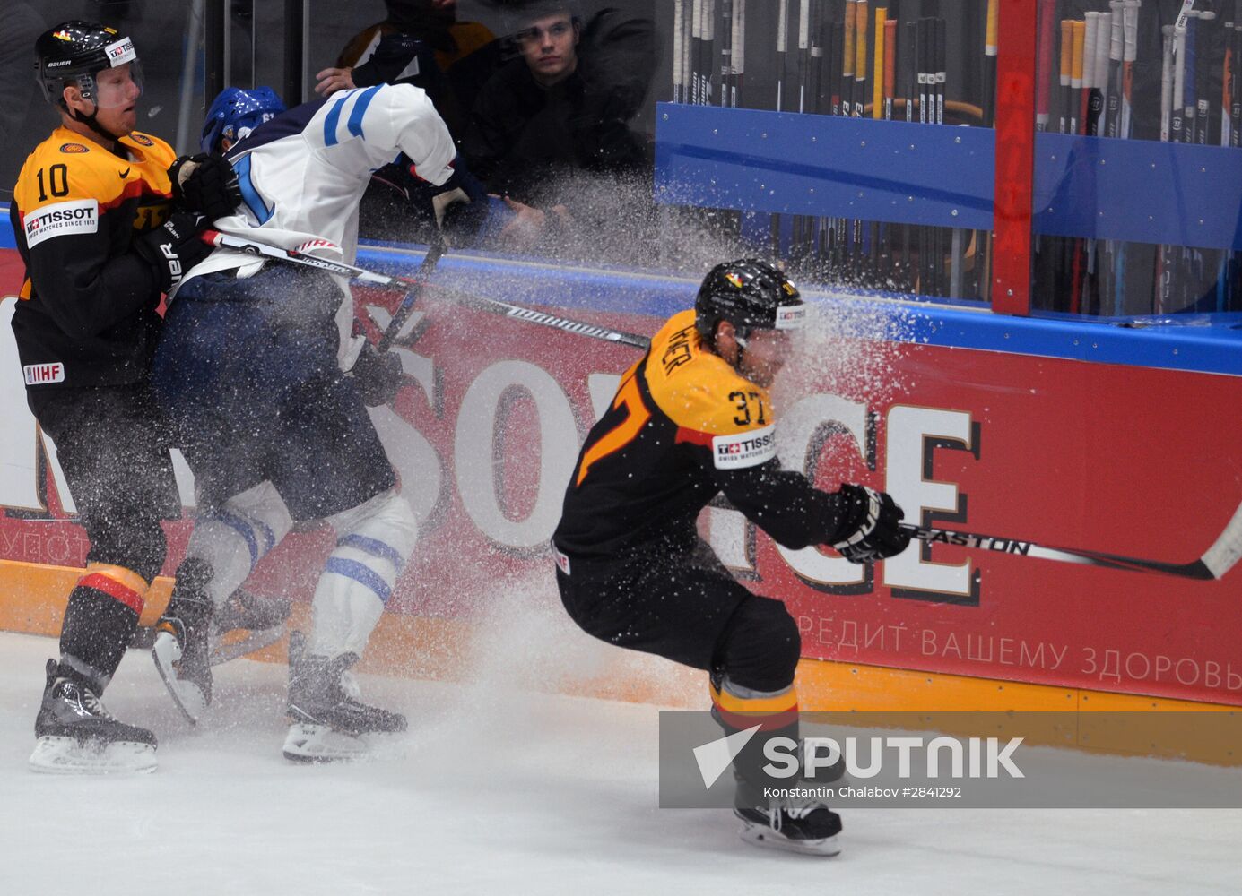 2016 IIHF World Ice Hockey Championship. Finland vs. Germany