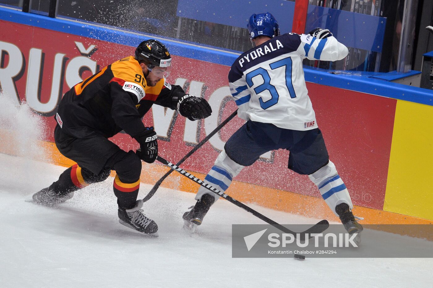 2016 IIHF World Ice Hockey Championship. Finland vs. Germany