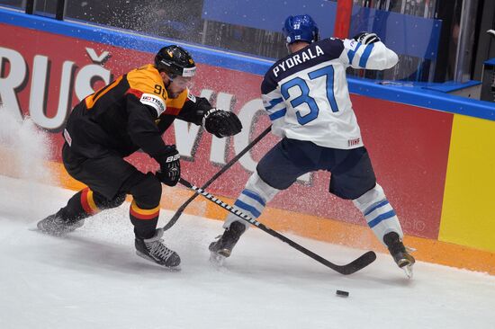 2016 IIHF World Ice Hockey Championship. Finland vs. Germany