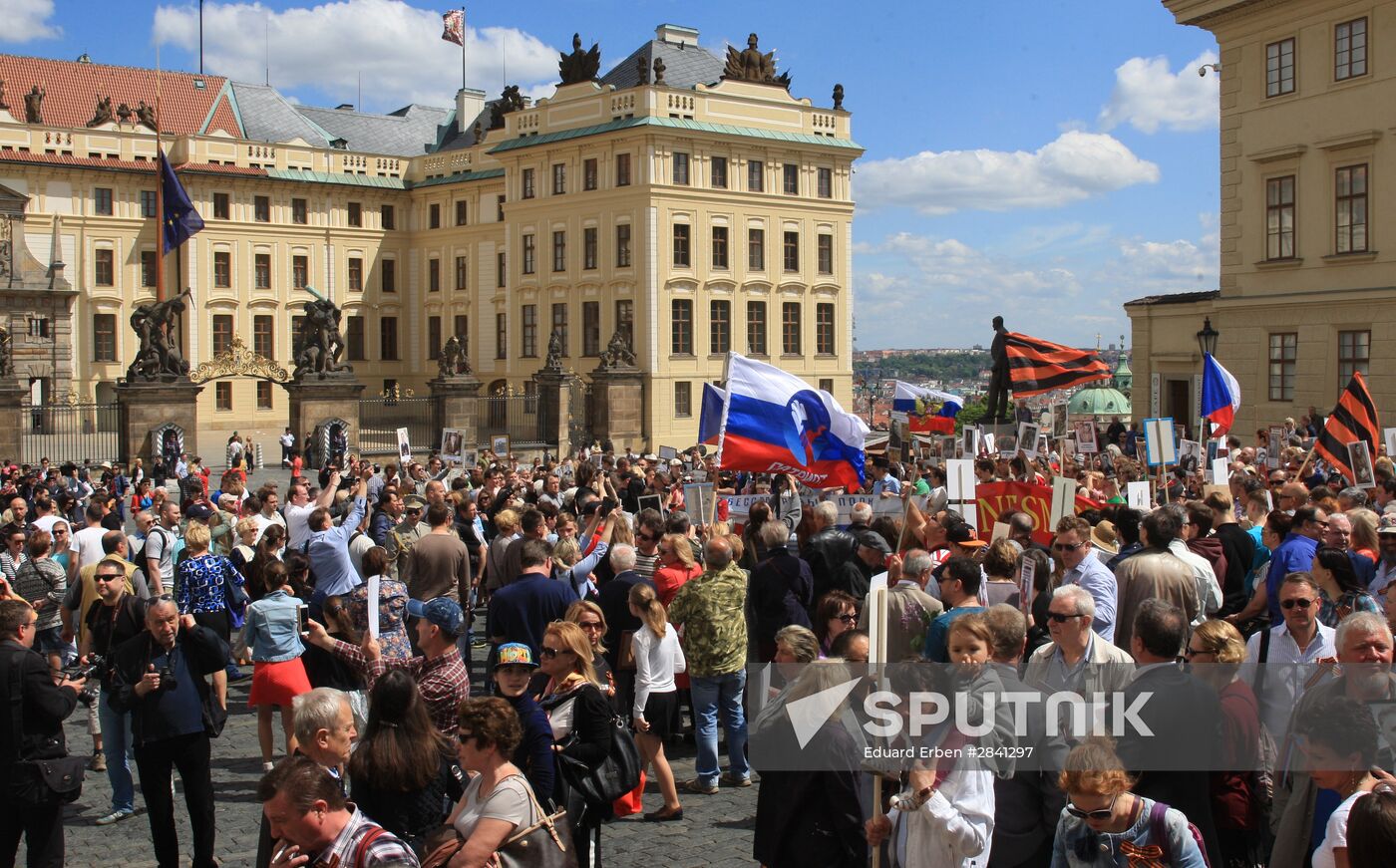 Immortal Regiment march in Europe