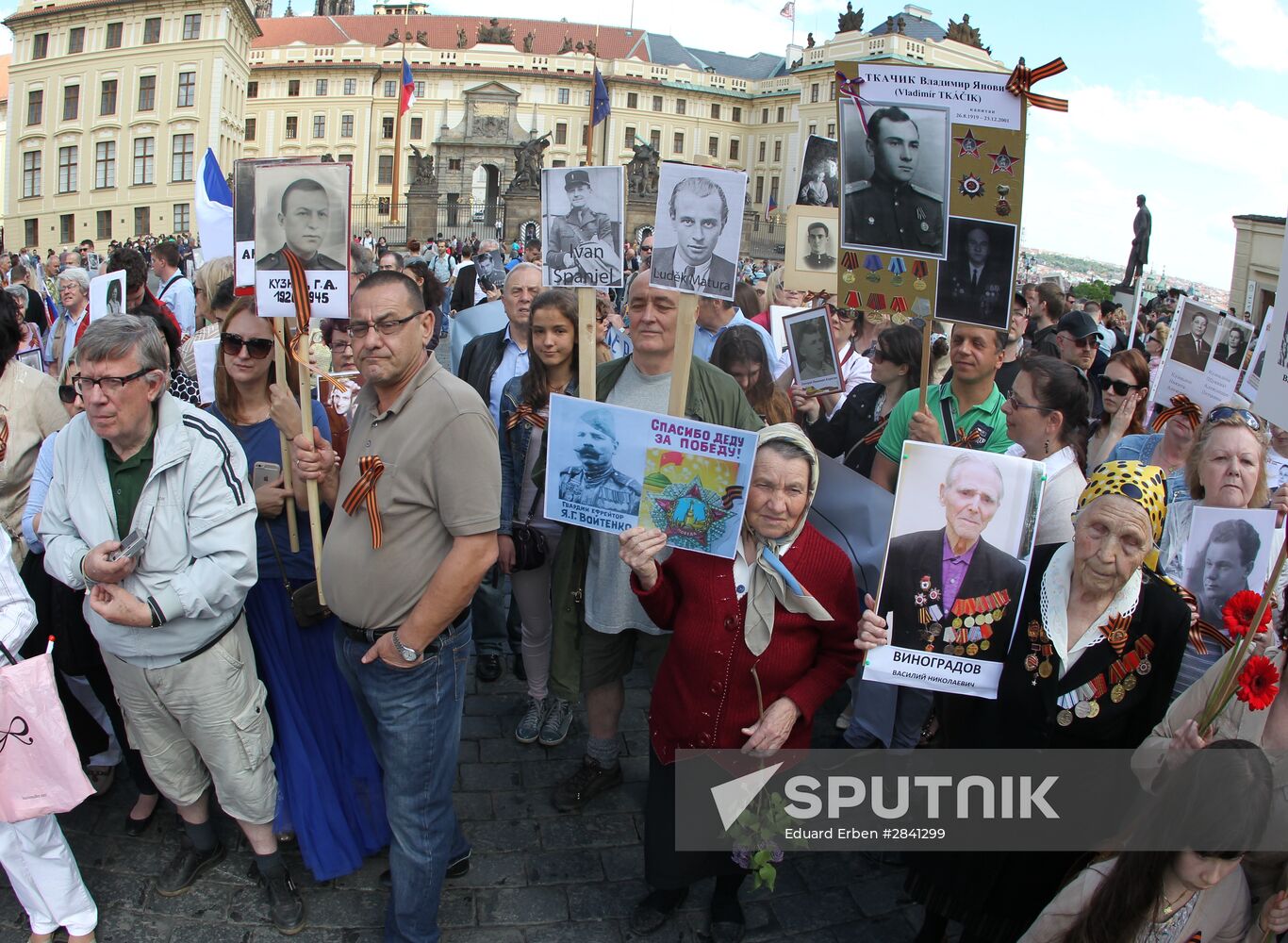 Immortal Regiment march in Europe