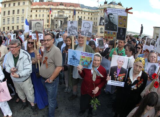 Immortal Regiment march in Europe