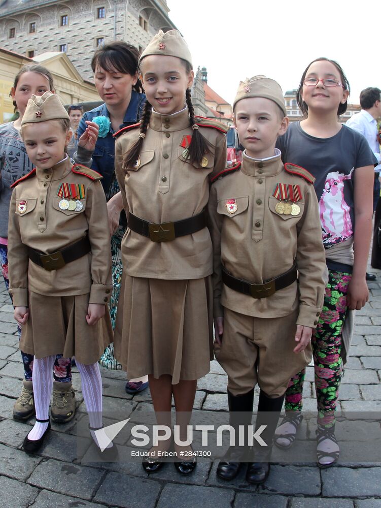 Immortal Regiment march in Europe