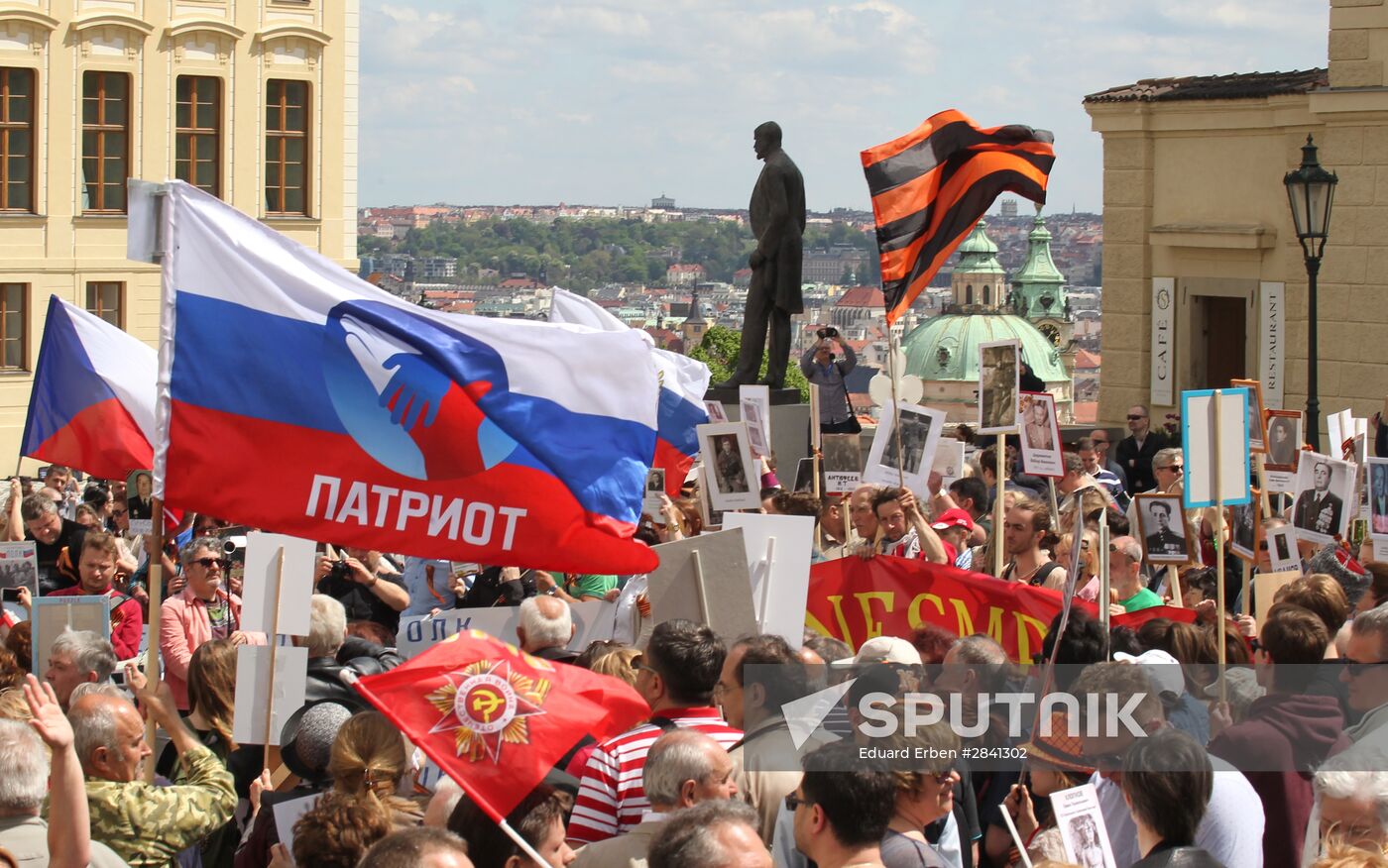 Immortal Regiment march in Europe
