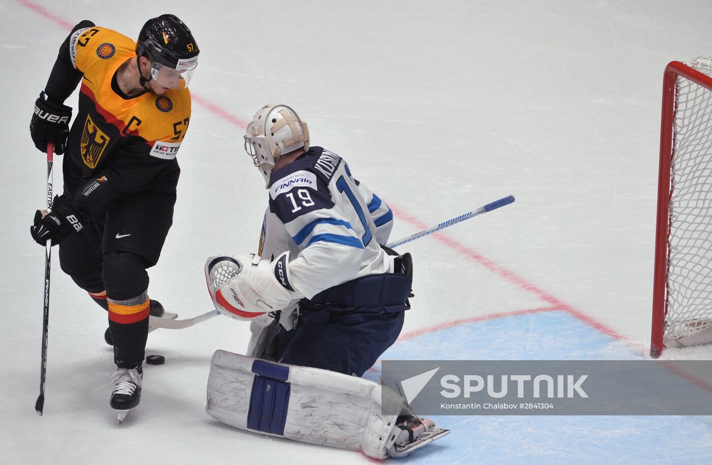 2016 IIHF World Ice Hockey Championship. Finland vs. Germany