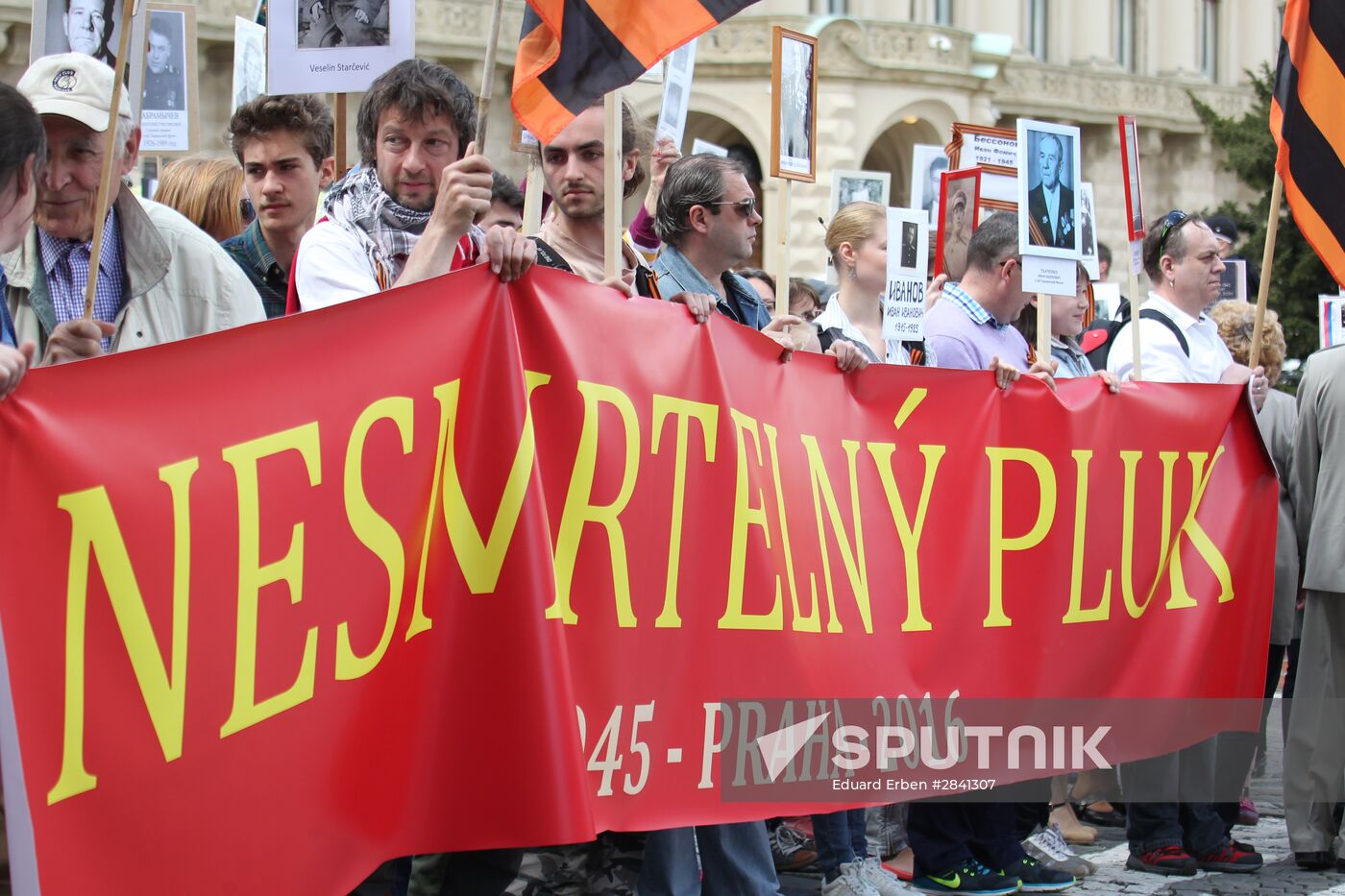 Immortal Regiment march in Europe