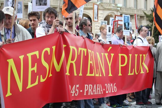 Immortal Regiment march in Europe