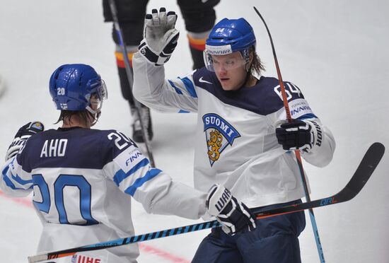 2016 IIHF World Ice Hockey Championship. Finland vs. Germany