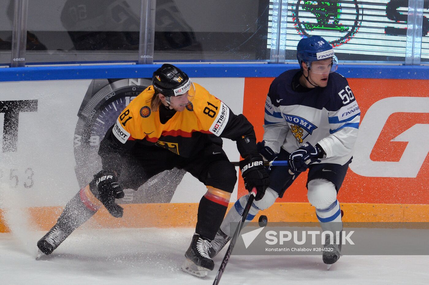 2016 IIHF World Ice Hockey Championship. Finland vs. Germany