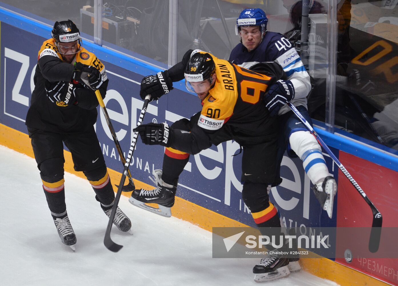 2016 IIHF World Ice Hockey Championship. Finland vs. Germany