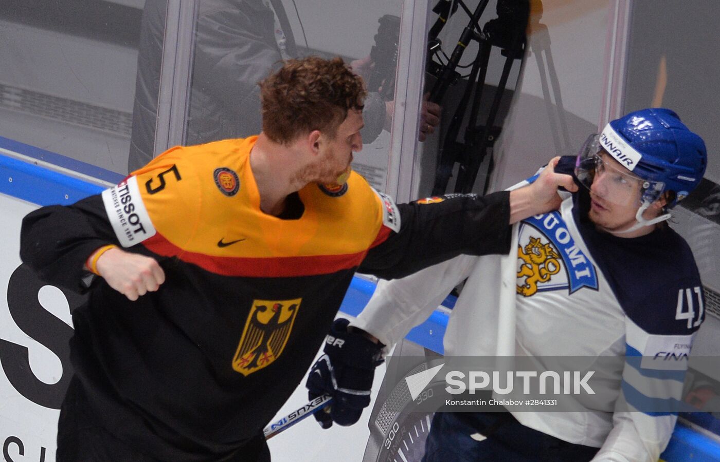 2016 IIHF World Ice Hockey Championship. Finland vs. Germany