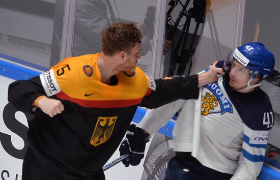 2016 IIHF World Ice Hockey Championship. Finland vs. Germany