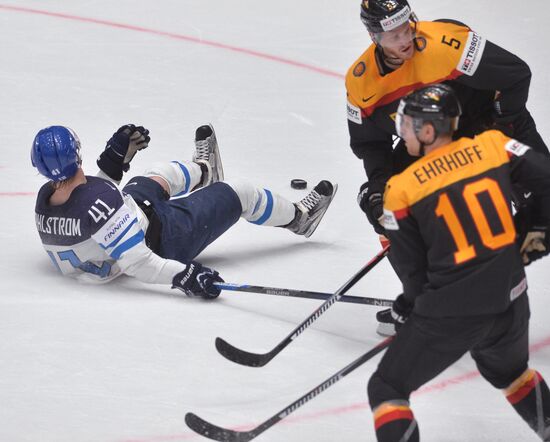 2016 IIHF World Ice Hockey Championship. Finland vs. Germany