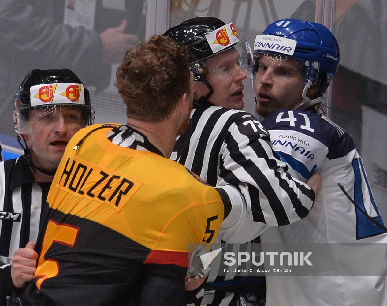 2016 IIHF World Ice Hockey Championship. Finland vs. Germany