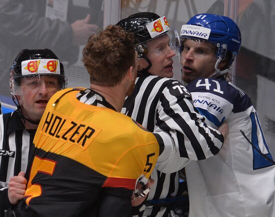 2016 IIHF World Ice Hockey Championship. Finland vs. Germany