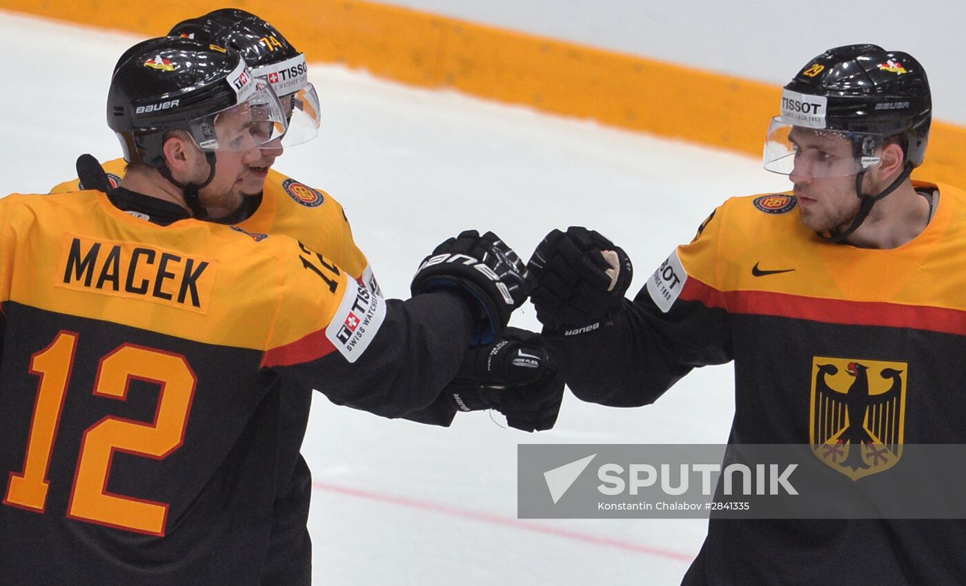 2016 IIHF World Ice Hockey Championship. Finland vs. Germany