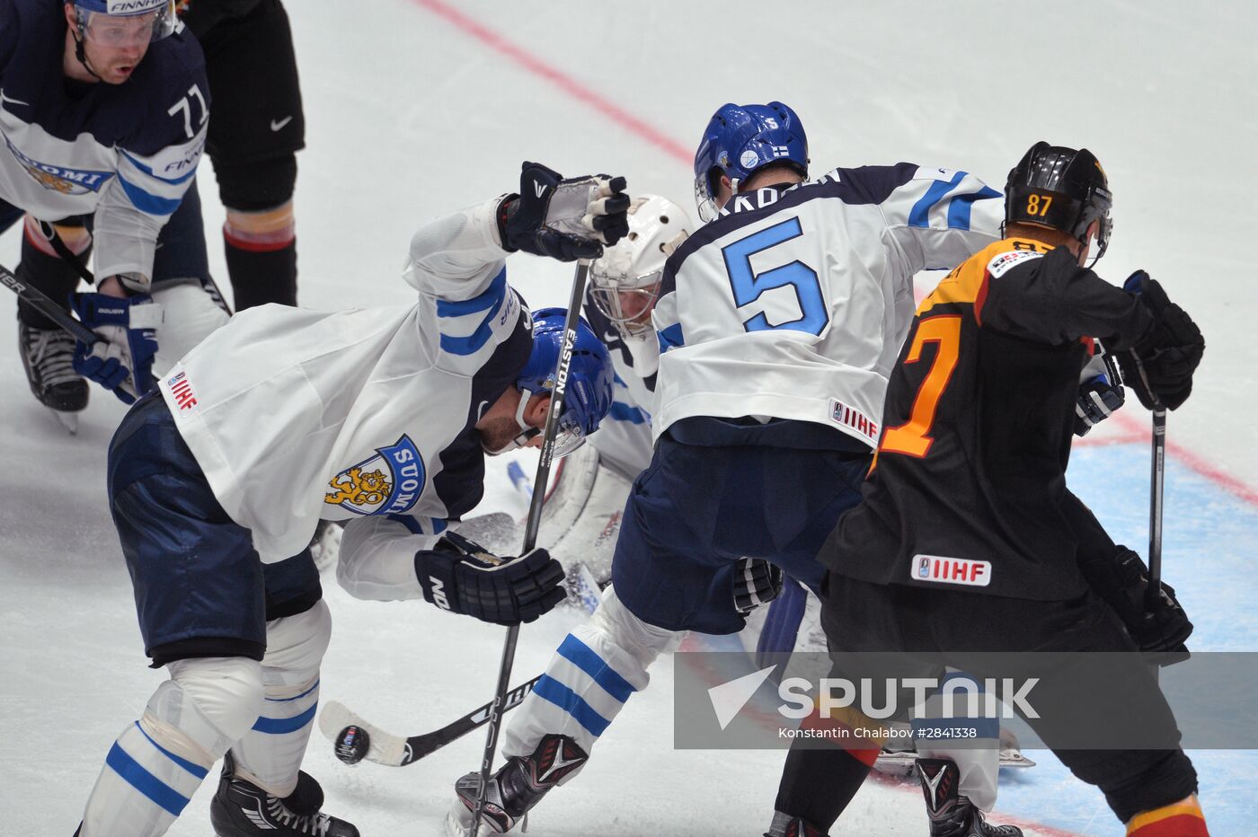 2016 IIHF World Ice Hockey Championship. Finland vs. Germany