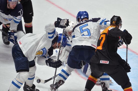 2016 IIHF World Ice Hockey Championship. Finland vs. Germany