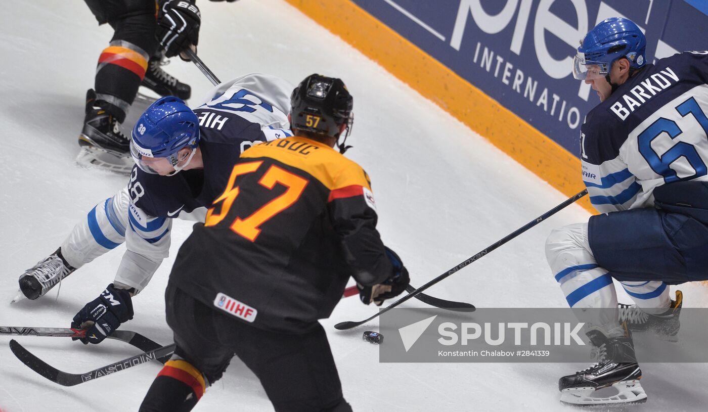 2016 IIHF World Ice Hockey Championship. Finland vs. Germany