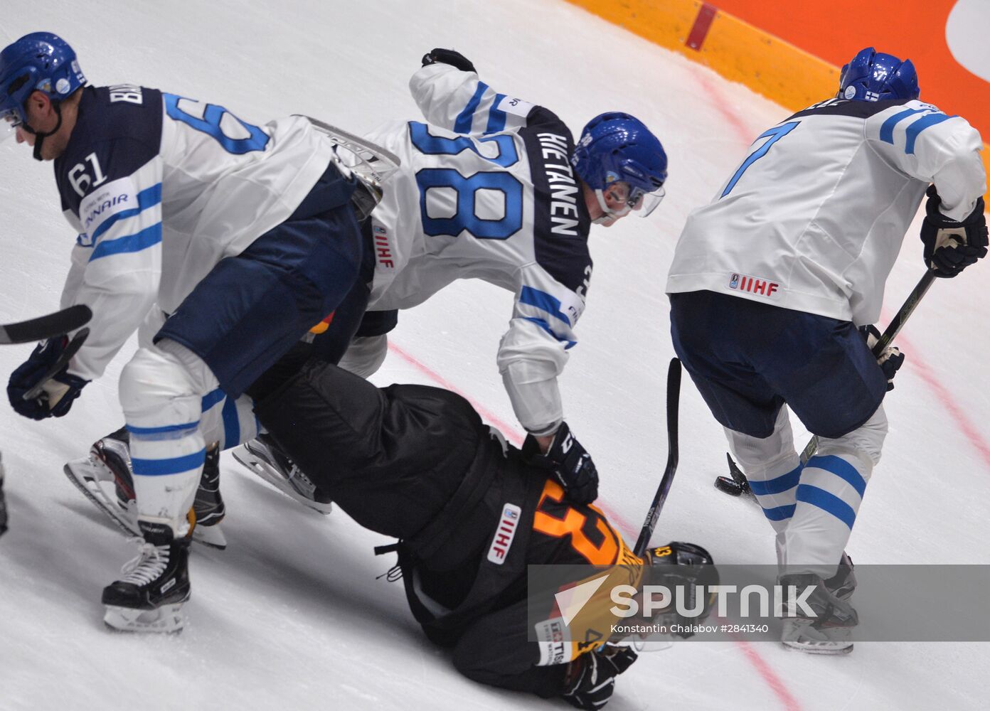 2016 IIHF World Ice Hockey Championship. Finland vs. Germany