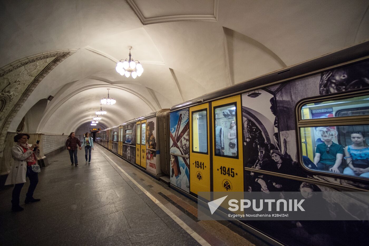 Victory Cinema train launched at Moscow Metro