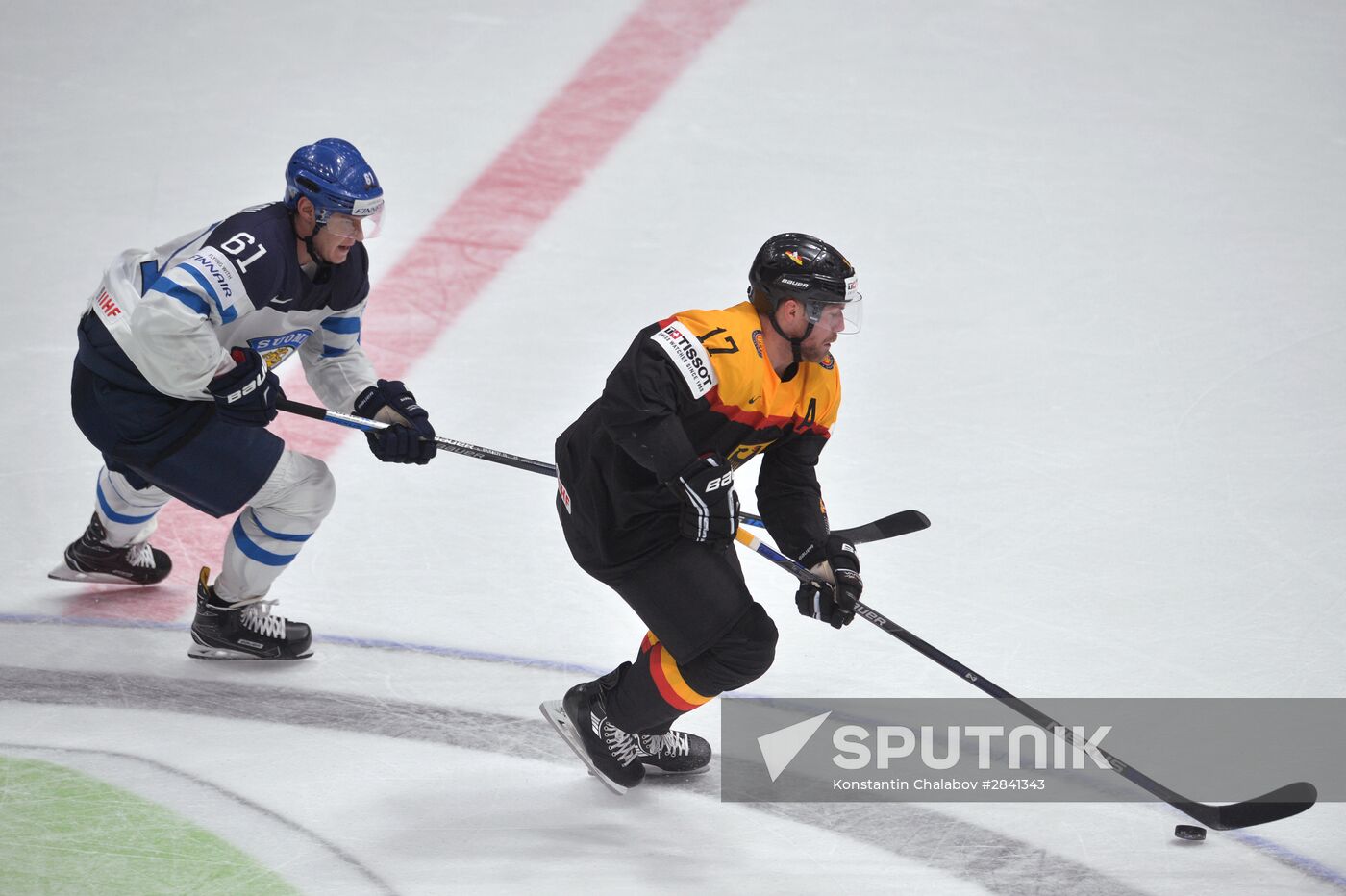 2016 IIHF World Ice Hockey Championship. Finland vs. Germany