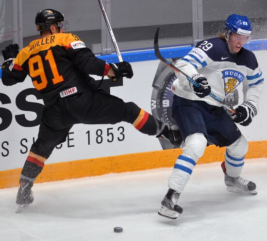 2016 IIHF World Ice Hockey Championship. Finland vs. Germany