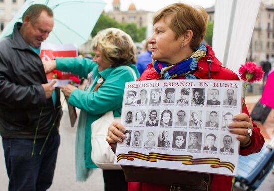Immortal Regiment march in Europe