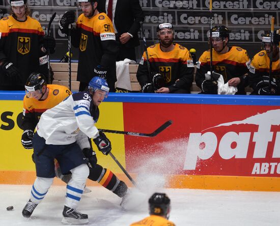 2016 IIHF World Ice Hockey Championship. Finland vs. Germany