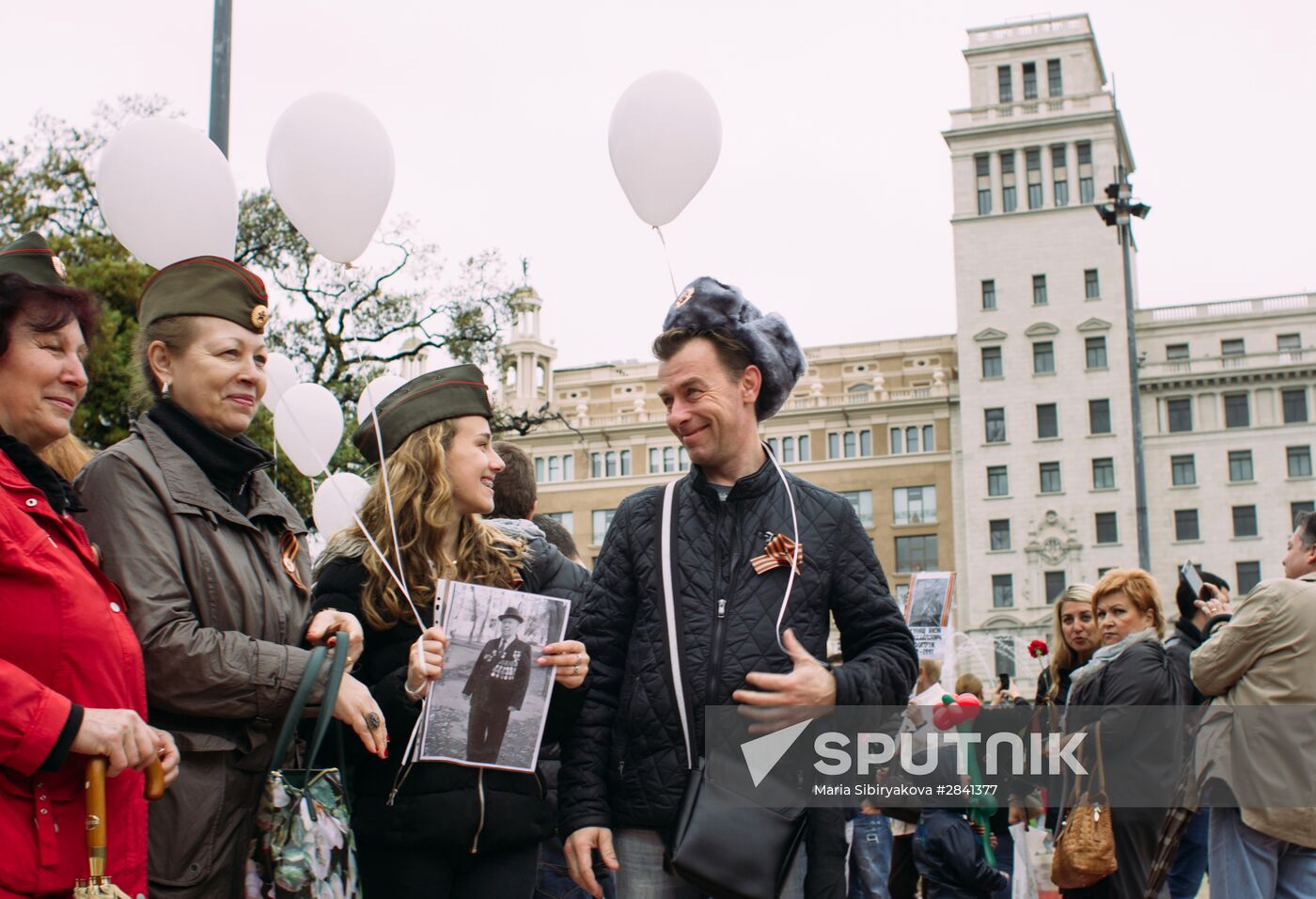 Immortal Regiment march in Europe
