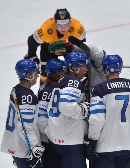 2016 IIHF World Ice Hockey Championship. Finland vs. Germany