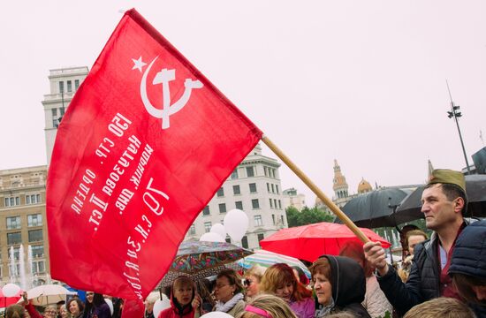 Immortal Regiment march in Europe