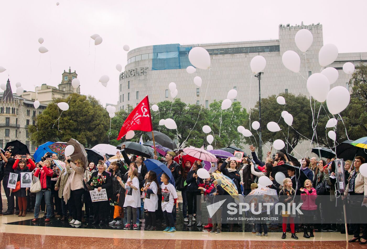Immortal Regiment march in Europe