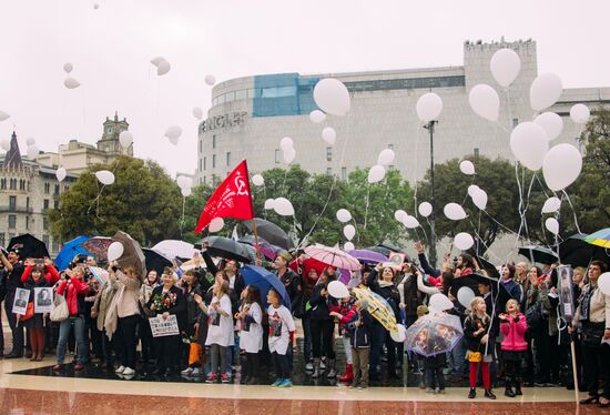 Immortal Regiment march in Europe