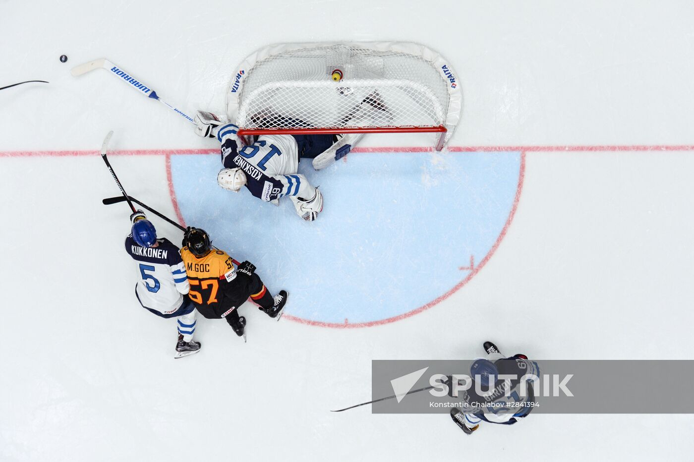 2016 IIHF World Ice Hockey Championship. Finland vs. Germany