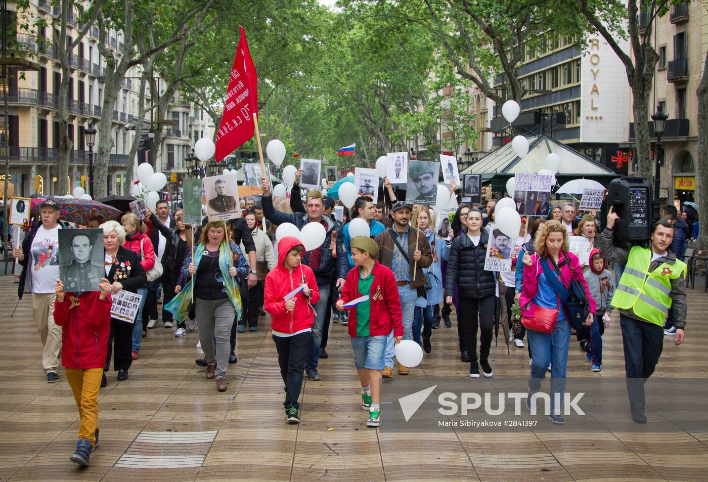 Immortal Regiment march in Europe