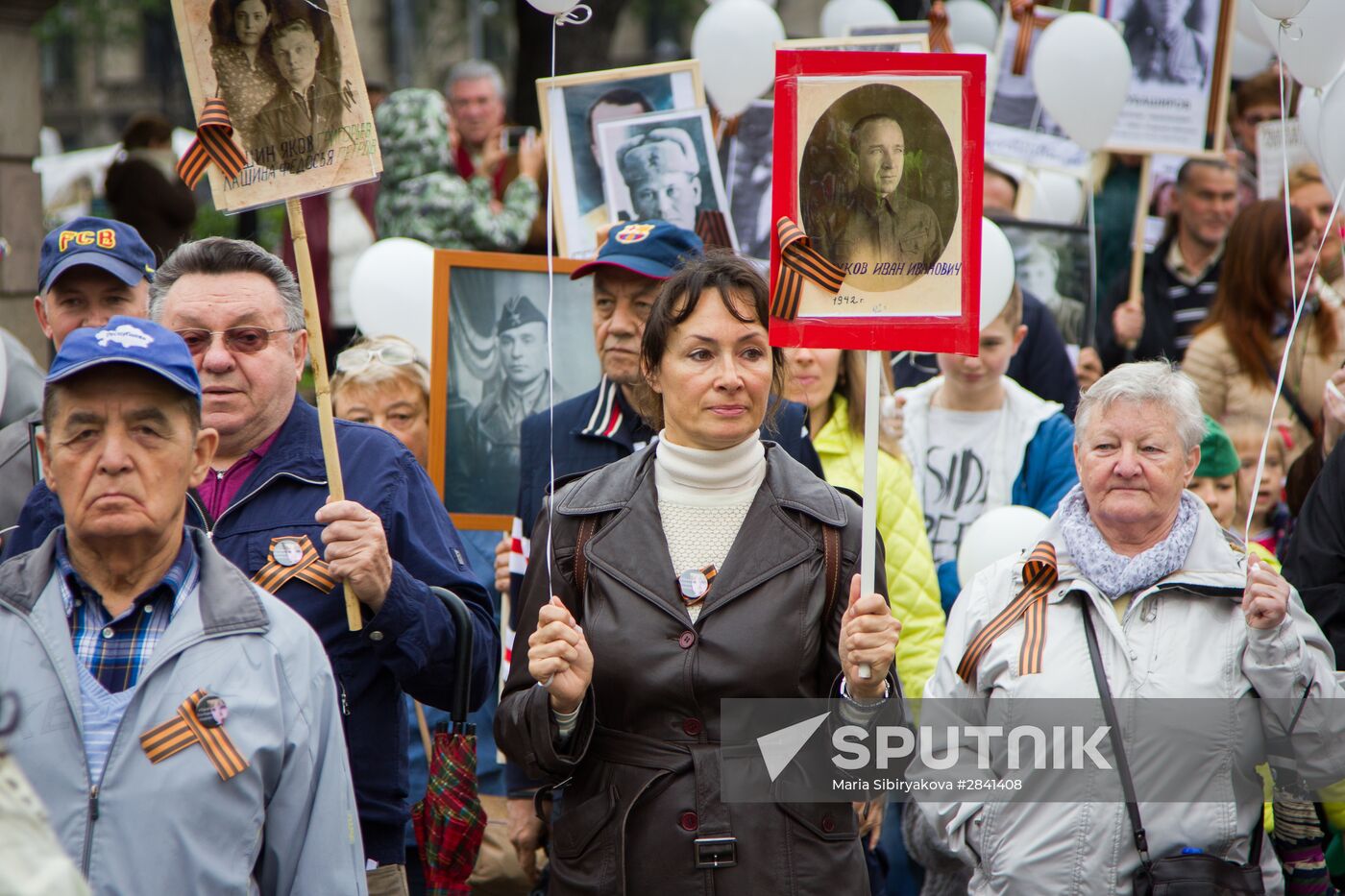 Immortal Regiment march in Europe