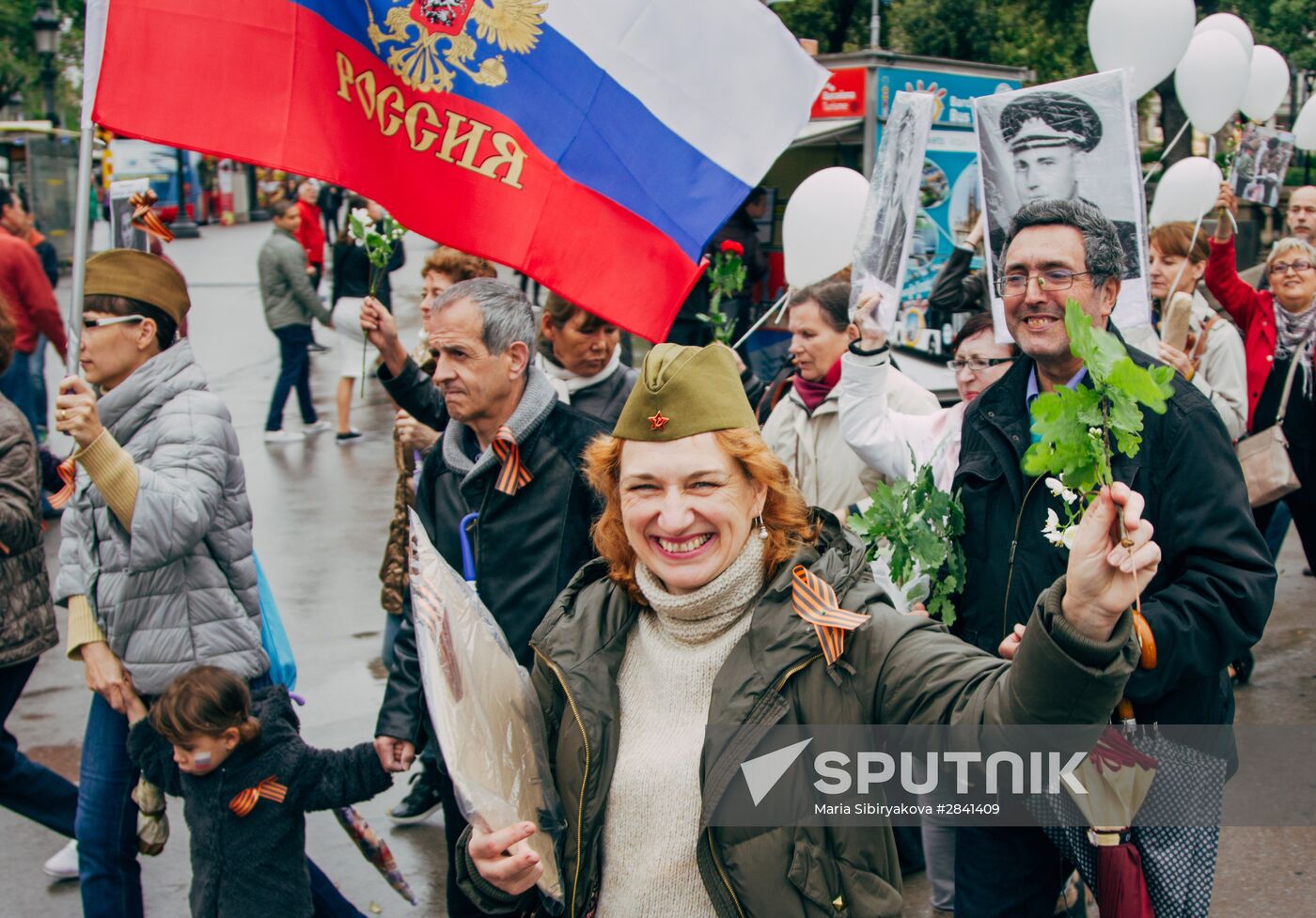 Immortal Regiment march in Europe