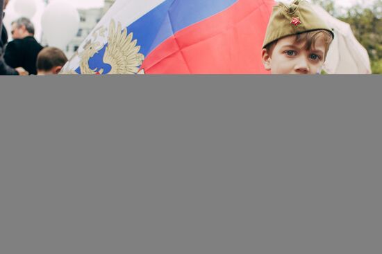 Immortal Regiment march in Europe
