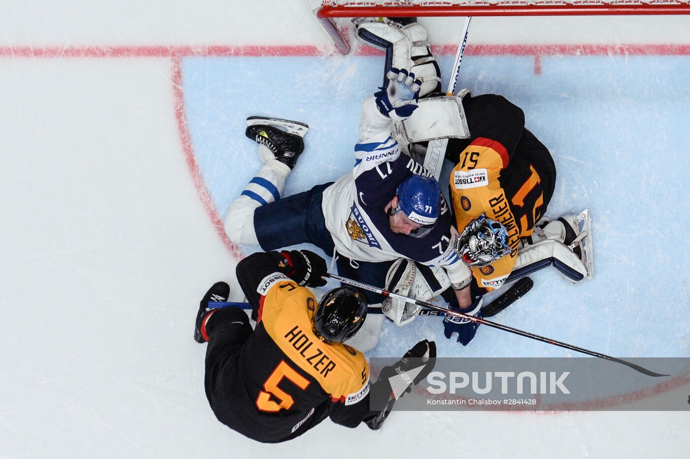 2016 IIHF World Ice Hockey Championship. Finland vs. Germany